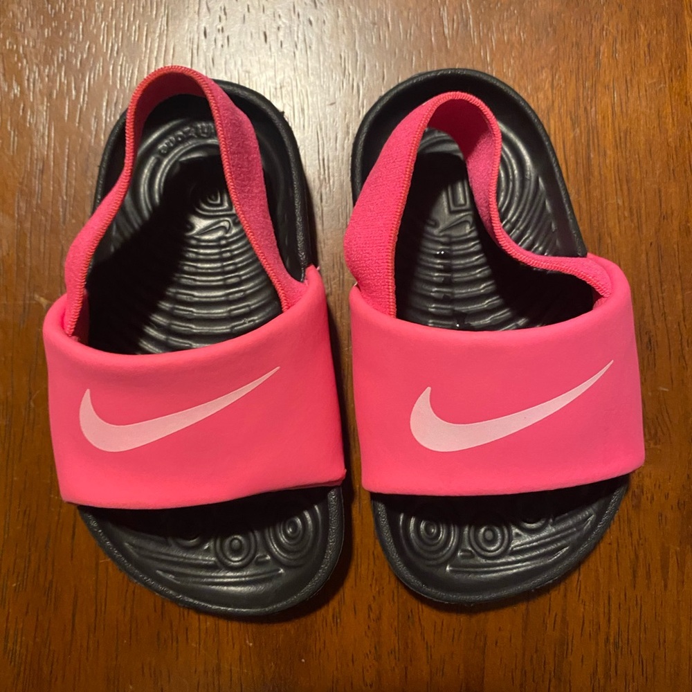 Baby girl slides